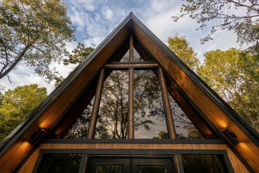Valhalla Cabins Aframes With Hot Tubs & Sauna Cosby Bagian luar foto