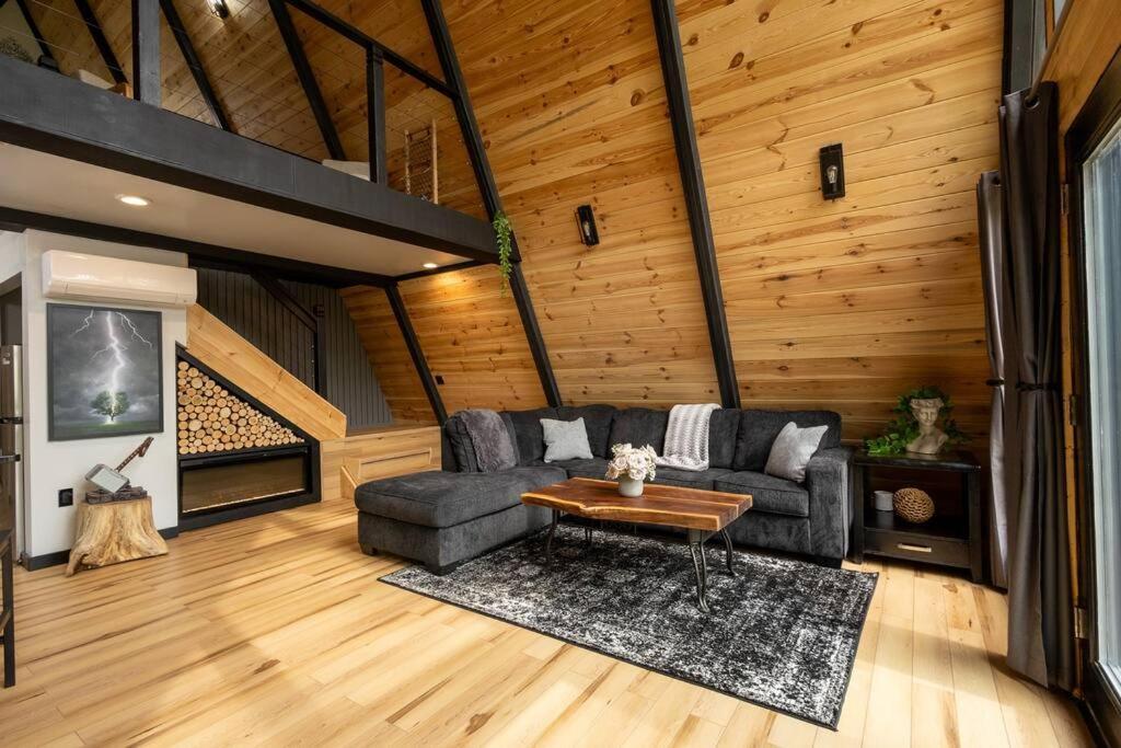 Valhalla Cabins Aframes With Hot Tubs & Sauna Cosby Bagian luar foto