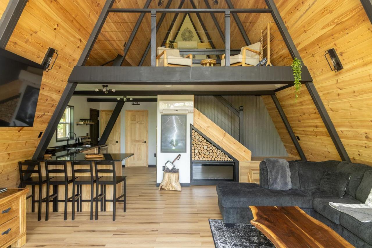 Valhalla Cabins Aframes With Hot Tubs & Sauna Cosby Bagian luar foto