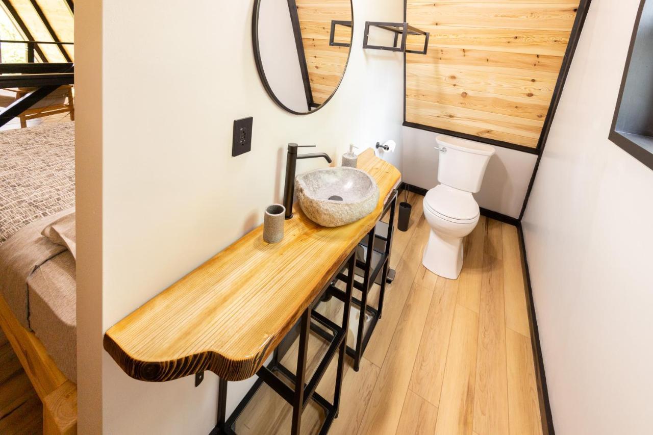 Valhalla Cabins Aframes With Hot Tubs & Sauna Cosby Bagian luar foto