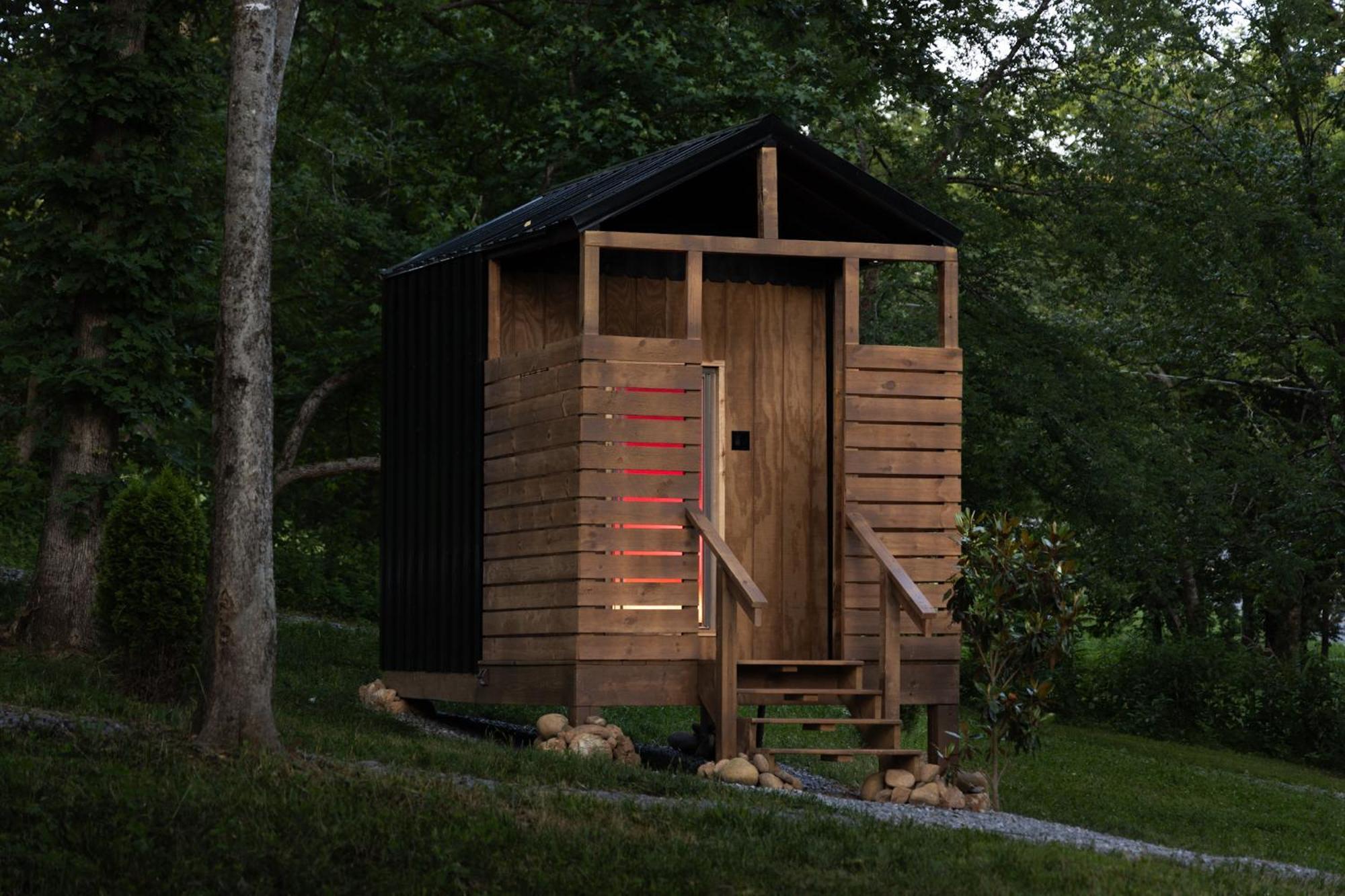 Valhalla Cabins Aframes With Hot Tubs & Sauna Cosby Bagian luar foto